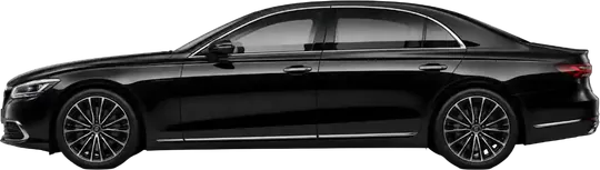 Executive car, side view